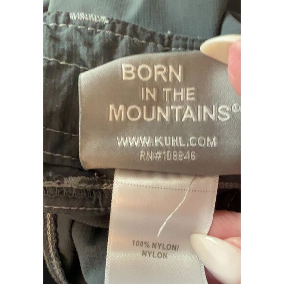 Kuhl Mountain Culture grey nylon women's hiking pants size 6 - Picture 8 of 9